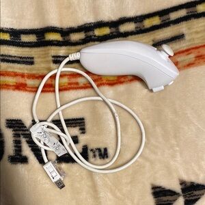 Nintendo White Wii Nunchuk Controller